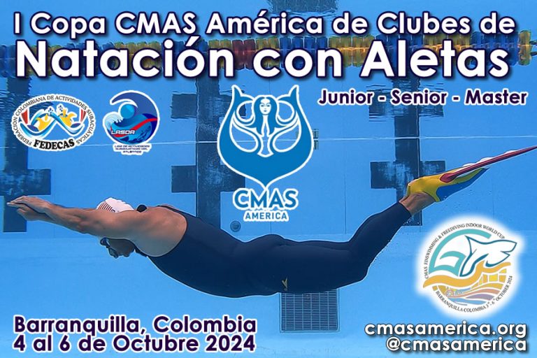 I Copa CMAS América de Clubes de Natación con Aletas 2024. Barranquilla, Colombia 🇨🇴