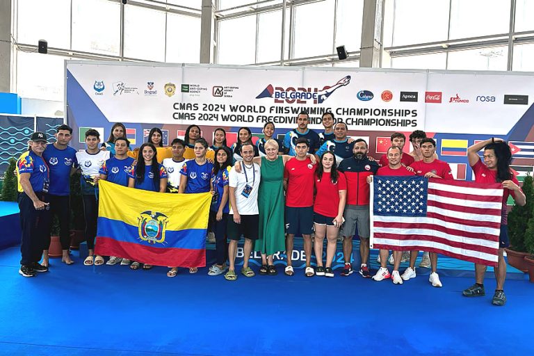 5 países de América en el 23er Campeonato Mundial CMAS de Natación con Aletas en piscina 2024 – Belgrado, Serbia
